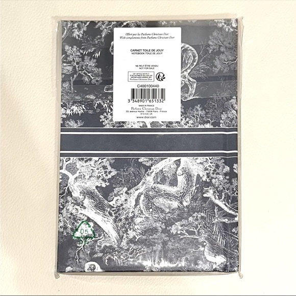 Dior Notebook Toile De Jouy Novelty Notepad with Giftbag - Picture 9 of 9